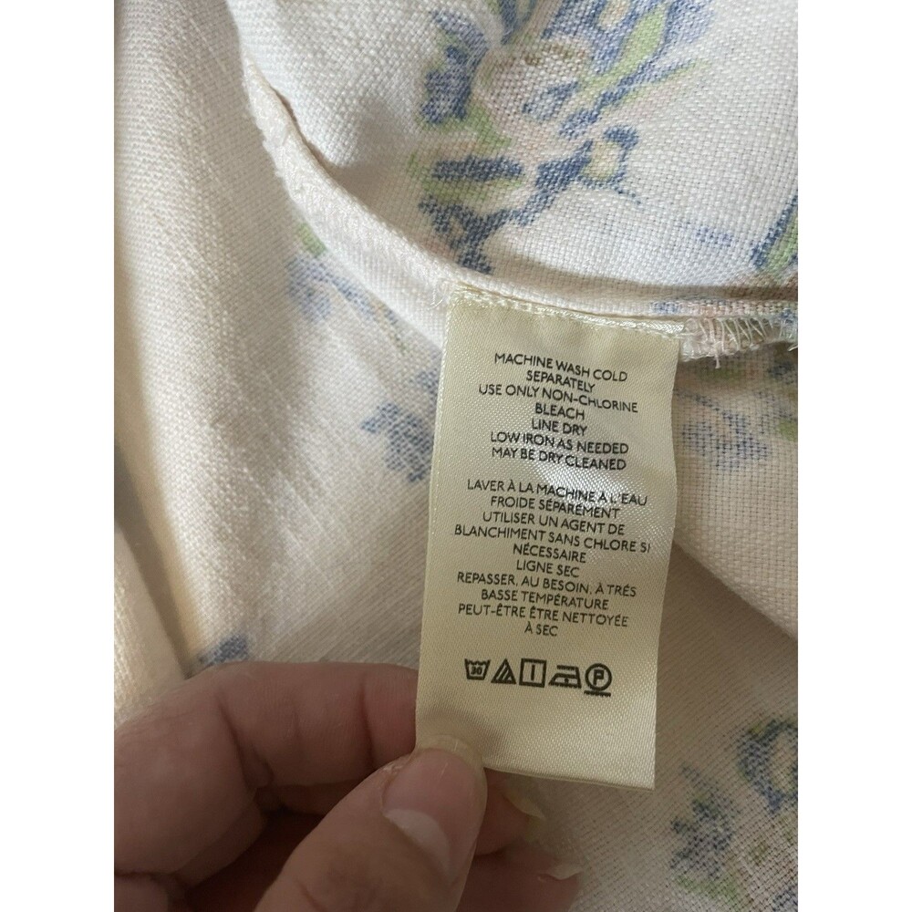 Pilcro Anthropologie Kailey Floral Tunic Button Down Size Large - Picture 13 of 13